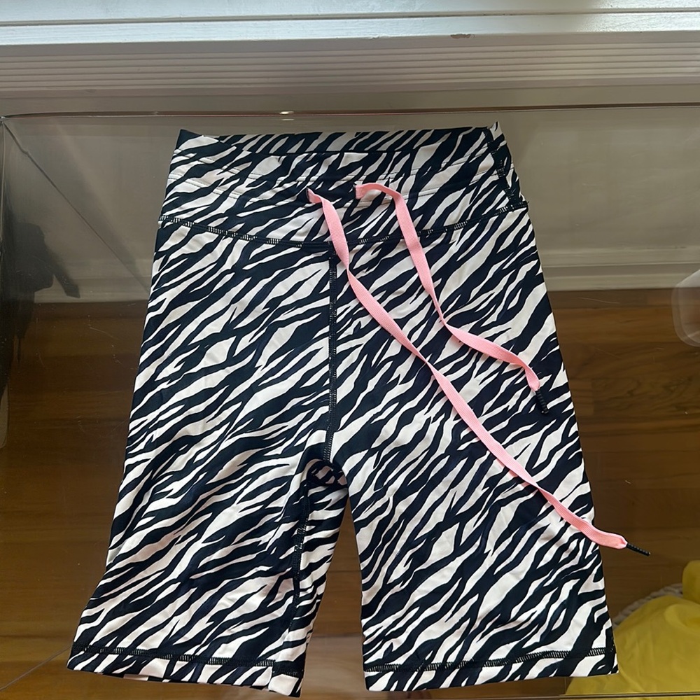 The Upside Zebra workout shorts NWOT Size XS